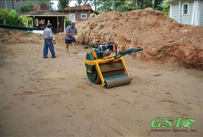 finished installation of sand Northeast Georgia septic system repair - contact Gravelator Systems, Inc.